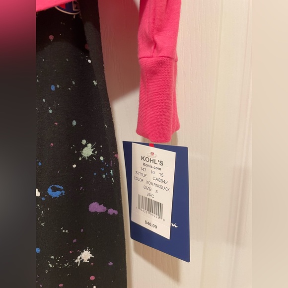Champion Hoodie & Leggings 2pc Set Girls size 5 - Picture 3 of 3